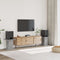 vidaXL - Speakerstandaards - 2 - st - 30x30x40 - cm - bewerkt - hout - betongrijs