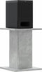 vidaXL - Speakerstandaards - 2 - st - 30x30x40 - cm - bewerkt - hout - betongrijs