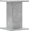vidaXL - Speakerstandaards - 2 - st - 30x30x40 - cm - bewerkt - hout - betongrijs