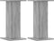 vidaXL - Speakerstandaards - 2 - st - 30x30x60 - cm - bewerkt - hout - grijs - sonoma
