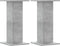 vidaXL - Speakerstandaards - 2 - st - 30x30x60 - cm - bewerkt - hout - betongrijs
