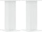 vidaXL - Speakerstandaards - 2 - st - 30x30x60 - cm - bewerkt - hout - wit
