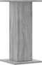 vidaXL - Speakerstandaards - 2 - st - 30x30x60 - cm - bewerkt - hout - grijs - sonoma