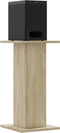vidaXL - Speakerstandaards - 2 - st - 30x30x60 - cm - bewerkt - hout - sonoma - eiken
