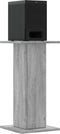 vidaXL - Speakerstandaards - 2 - st - 30x30x60 - cm - bewerkt - hout - grijs - sonoma