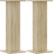 vidaXL - Speakerstandaards - 2 - st - 30x30x80 - cm - bewerkt - hout - sonoma - eiken
