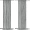 vidaXL - Speakerstandaards - 2 - st - 30x30x80 - cm - bewerkt - hout - grijs - sonoma