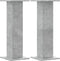 vidaXL - Speakerstandaards - 2 - st - 30x30x80 - cm - bewerkt - hout - betongrijs