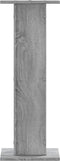 vidaXL - Speakerstandaards - 2 - st - 30x30x80 - cm - bewerkt - hout - grijs - sonoma