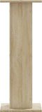 vidaXL - Speakerstandaards - 2 - st - 30x30x80 - cm - bewerkt - hout - sonoma - eiken