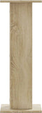 vidaXL - Speakerstandaards - 2 - st - 30x30x80 - cm - bewerkt - hout - sonoma - eiken