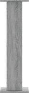 vidaXL - Speakerstandaards - 2 - st - 30x30x95 - cm - bewerkt - hout - grijs - sonoma