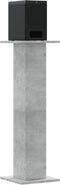 vidaXL - Speakerstandaards - 2 - st - 30x30x95 - cm - bewerkt - hout - betongrijs
