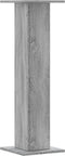 vidaXL - Speakerstandaards - 2 - st - 30x30x95 - cm - bewerkt - hout - grijs - sonoma