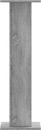 vidaXL - Speakerstandaards - 2 - st - 30x30x95 - cm - bewerkt - hout - grijs - sonoma