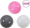 vidaXL Speelballen voor babyzwembad 250 st meerkleurig