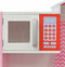 vidaXL Speelgoedkeuken roze en wit 82x30x100 cm hout