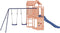 vidaXL - Speelhuis - massief - douglashout
