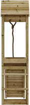 vidaXL - Speelhuis - met - klimwand - geïmpregneerd - grenenhout