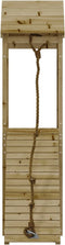 vidaXL - Speelhuis - met - klimwand - geïmpregneerd - grenenhout