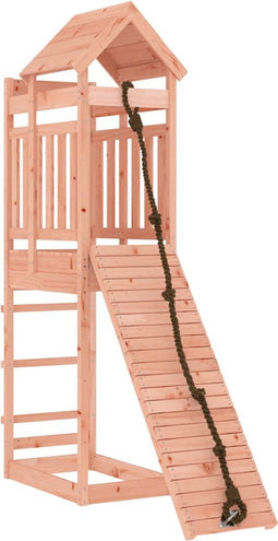 vidaXL - Speelhuis - met - klimwand - massief - douglashout