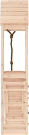 vidaXL - Speelhuis - met - klimwand - massief - grenenhout