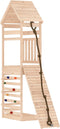 vidaXL - Speelhuis - met - klimwand - massief - grenenhout