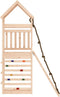 vidaXL - Speelhuis - met - klimwand - massief - grenenhout
