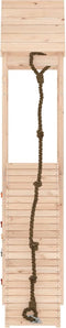 vidaXL - Speelhuis - met - klimwand - massief - grenenhout