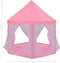 vidaXL Speeltent prinses roze