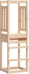 vidaXL Speeltoren 53x46,5x169 cm massief grenenhout