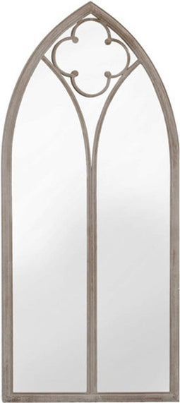 vidaXL - Spiegel - 100x45 - cm - ijzer - zandkleurig