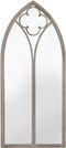 vidaXL - Spiegel - 100x45 - cm - ijzer - zandkleurig