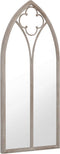 vidaXL - Spiegel - 100x45 - cm - ijzer - zandkleurig