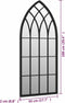 vidaXL - Spiegel - 100x45 - cm - ijzer - zwart