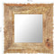vidaXL - Spiegel - 50x50 - cm - massief - mangohout