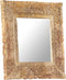 vidaXL - Spiegel - 50x50 - cm - massief - mangohout