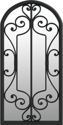 vidaXL - Spiegel - 70x30 - cm - ijzer - zwart