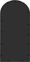 vidaXL - Spiegel - 70x30 - cm - ijzer - zwart