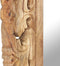 vidaXL - Spiegel - handgesneden - 50x50 - cm - massief - mangohout - bruin