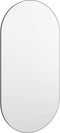 vidaXL - Spiegel - met - LED-verlichting - 40x20 - cm - glas - ovaal