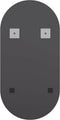 vidaXL - Spiegel - met - LED-verlichting - 40x20 - cm - glas - ovaal