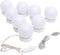 vidaXL - Spiegel - met - LED-verlichting - 40x20 - cm - glas - ovaal