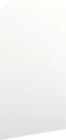 vidaXL - Spiegel - met - LED-verlichting - boog - 90x45 - cm - glas