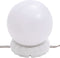 vidaXL - Spiegel - met - LED-verlichting - boog - 90x45 - cm - glas