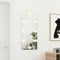 vidaXL - Spiegel - met - LED-verlichting - boog - 90x45 - cm - glas