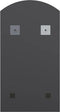 vidaXL - Spiegel - met - LED-verlichting - boog - 90x45 - cm - glas