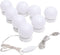 vidaXL - Spiegel - met - LED-verlichting - boog - 90x45 - cm - glas