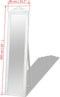 vidaXL - Spiegel - vrijstaand - barok - stijl - 160x40 - cm - wit
