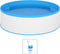 vidaXL - Splasher - pool - met - hangende - skimmer - en - pomp - 350x90 - cm - wit